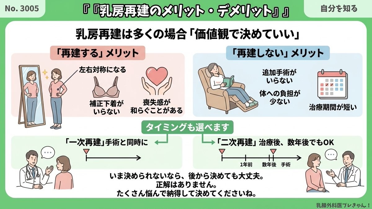 乳房再建のメリット・デメリット