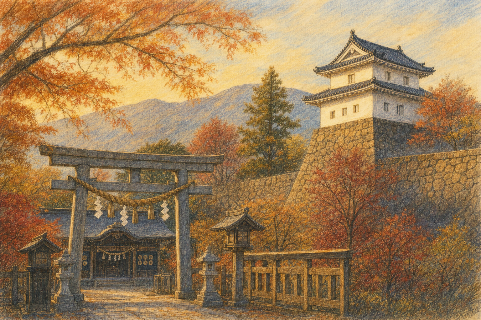 上田城と真田神社